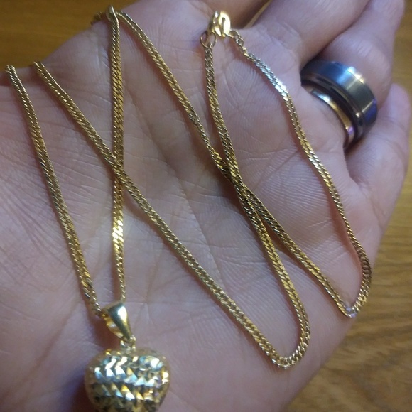 18k Saudi Gold Necklace - Picture 3 of 4